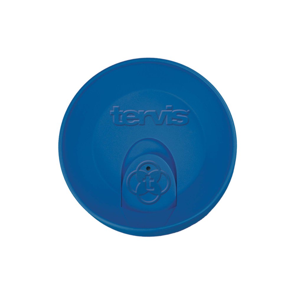 Tervis Travel Lid Made in USA Double Walled Insulated Tumbler Travel Cup Keeps Drinks Cold & Hot, Fits 16oz Tumblers, Blue