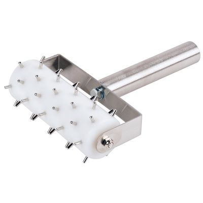 Update International RD-5 Stainless Steel Pizza Roller Docker, 8-Inch, silver