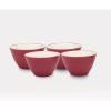 Noritake Colorwave Raspberry Set of 4 Mini Bowls, 4", 7 oz. view 1