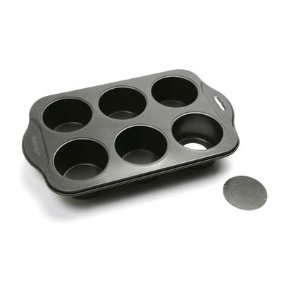 Norpro Nonstick 6 Cup Small Mini Cheesecake Muffin Cupcake Tart Quiche Pan New, 2in/5cm x 2in/7/5cm