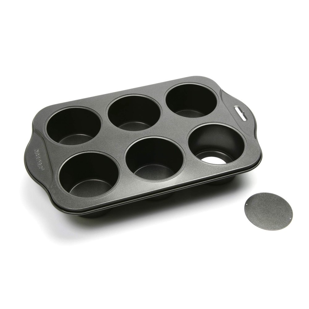 Norpro Nonstick 6 Cup Small Mini Cheesecake Muffin Cupcake Tart Quiche Pan New, 2in/5cm x 2in/7/5cm