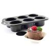 Norpro Nonstick 6 Cup Small Mini Cheesecake Muffin Cupcake Tart Quiche Pan New, 2in/5cm x 2in/7/5cm view 4