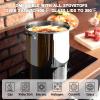 Cook N Home Stockpot Sauce Pot Induction Pot With Lid Professional Stainless Steel 8 Quart , Dishwasher Safe With Stay-Cool Handles , Silver view 4