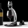 Vinturi Wine Aerator Deluxe Essential Red Wine Pourer and Decanter Tower Stand Set Easily and Conveniently Aerates Wine by the Bottle or Glass and Enhances Flavors with Smoother Finish, Black view 4