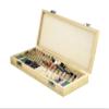 SE 228-Piece Rotary Tool Accessories Kit with 1/8" Shank - Comprehensive Set for Polishing, Drilling, Engraving - Includes Sanding Bands, Grinding Stones, Woolen Wheels, and Wooden Case - RA9228 view 1
