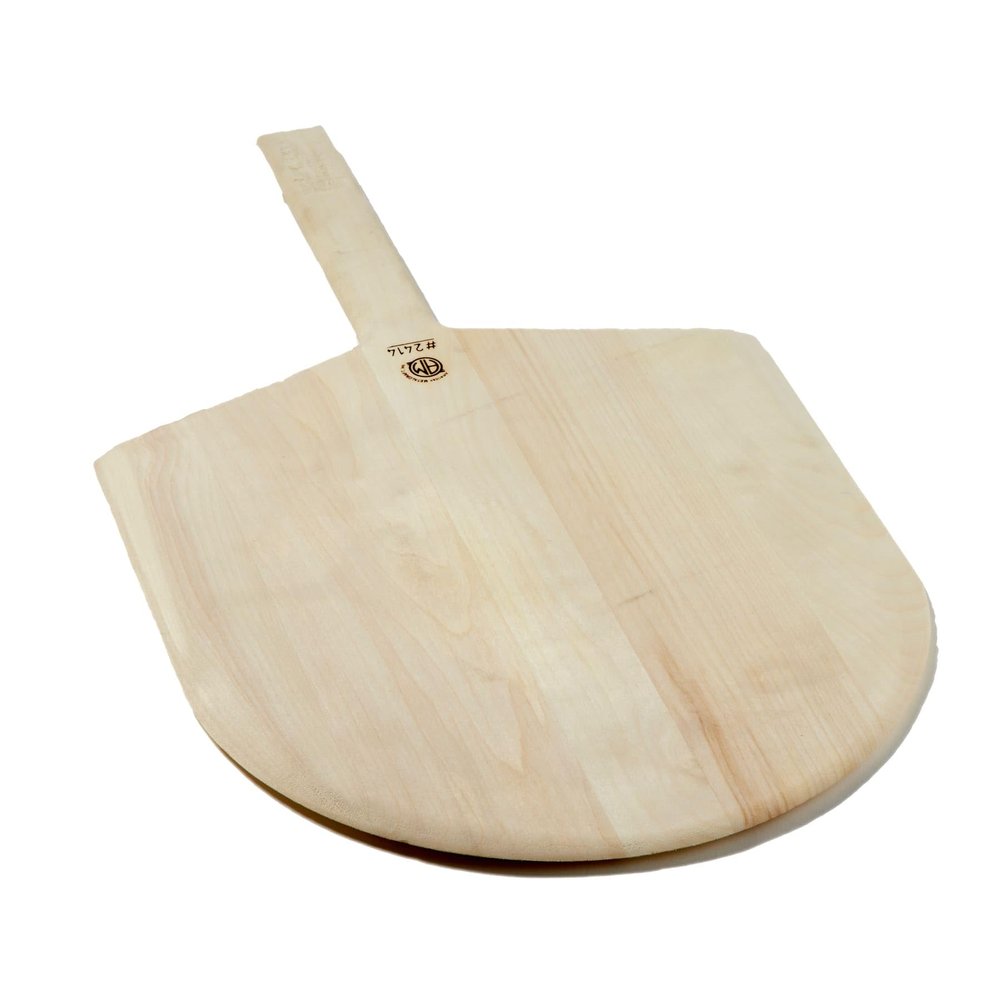 American METALCRAFT, Inc. "American Metalcraft 2414 Wood Pizza Peel, 8-Inch Handle, 14""W x 15""L Blade", Brown