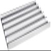 Focus Foodservice Commercial Bakeware 5 Count 26-Inch Perforated Baguette Pan view 1