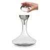 Houdini Wine Decanter with Wine Shower Funnel and Sediment Strainer, Off-White, 10-Inch - ,Glass/Stainless view 3