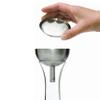 Houdini Wine Decanter with Wine Shower Funnel and Sediment Strainer, Off-White, 10-Inch - ,Glass/Stainless view 4
