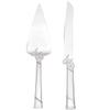 Lenox 812615 True Love Cake Knife & Server, Metallic view 1