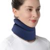 VELPEAU Neck Brace for Neck Pain and Support - Soft Cervical Collar for Sleeping in Bed, Snoozing, Sleeping Upright, Anti-Snoring, Sleep Apnea for Women & Men (Blue, Comfort Version, Medium: 11.5-14"/3) view 1