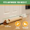 Evelots Under Door Dog Draft Stopper - Weighted - Keep Cold Air, Warm Air Out - Odor, Noise, Dust, Wind Blocker - Great for Window - Full 38 Inch Long - Heavy Duty Cute Puppy - Hanging Loops view 3