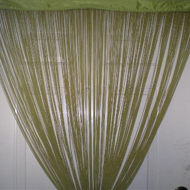 OctoRose Green Rayon String Curtain 40x110