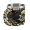 1 X Gothic Tribal Skull Tankard Coffee Mug Cup Creepy view 2