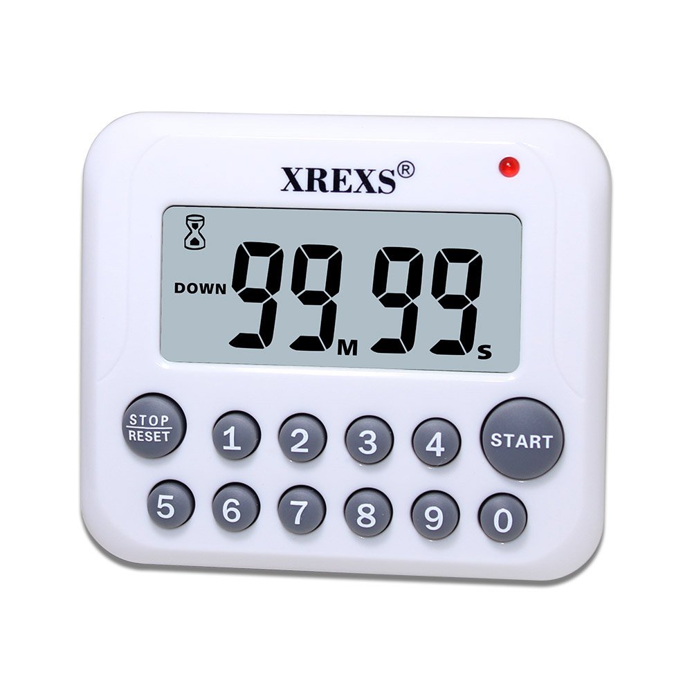 XREXS Digital Kitchen Timer Magnetic Countdown Up Cooking Timer Clock