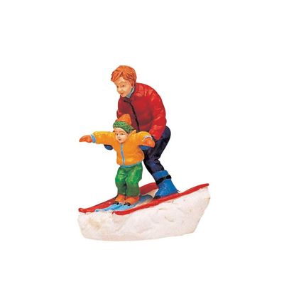 Lemax Village Collection Father & Son Skiing # 62169