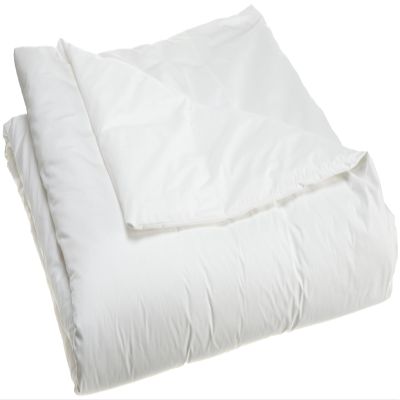 National Allergy Premium 100% Cotton Duvet Comforter Protector - King Size - 106" x 86" - White - Breathable 300 Thread Count Hypoallergenic Cover - Zippered Encasement - Bedding Linen
