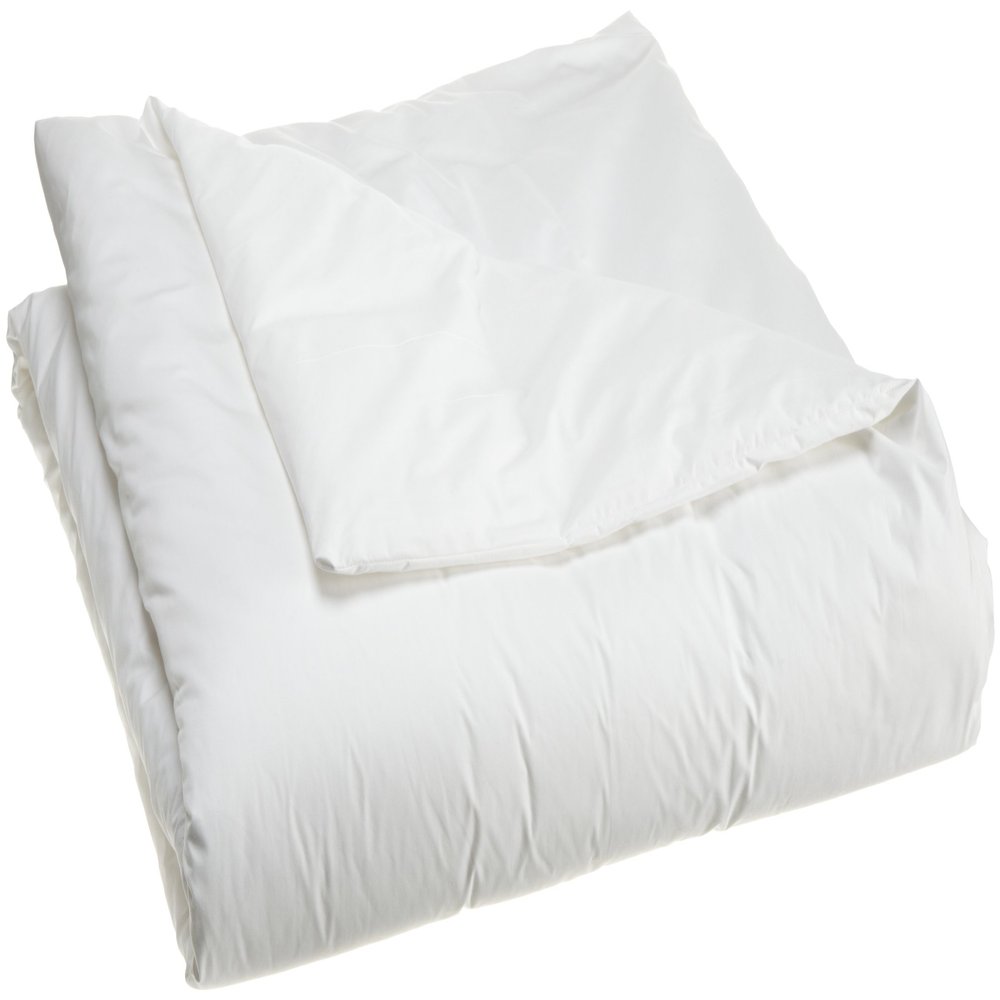 National Allergy Premium 100% Cotton Duvet Comforter Protector - King Size - 106" x 86" - White - Breathable 300 Thread Count Hypoallergenic Cover - Zippered Encasement - Bedding Linen