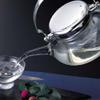 Hario "Maru Chirori" Sake Cooler, 360ml, Embossed Silver view 2