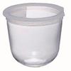 Hario "Maru Chirori" Sake Cooler, 360ml, Embossed Silver view 4
