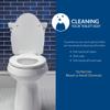 Bemis 500EC 464 Wood Toilet Seat with Easy Clean & Change Hinges, Round, Dresden Blue view 4