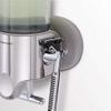 simplehuman Wall Mount Pumps, Single 15 fl. oz. Shampoo & Soap Dispenser, Stainless Steel view 3