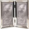 Lawrence Frames Bead Border Design, 4x6 Double, Silver view 1