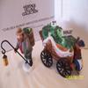 Department 56 "Chelsea Market Mistletoe Monger & Cart" Set of 2 Retired view 1