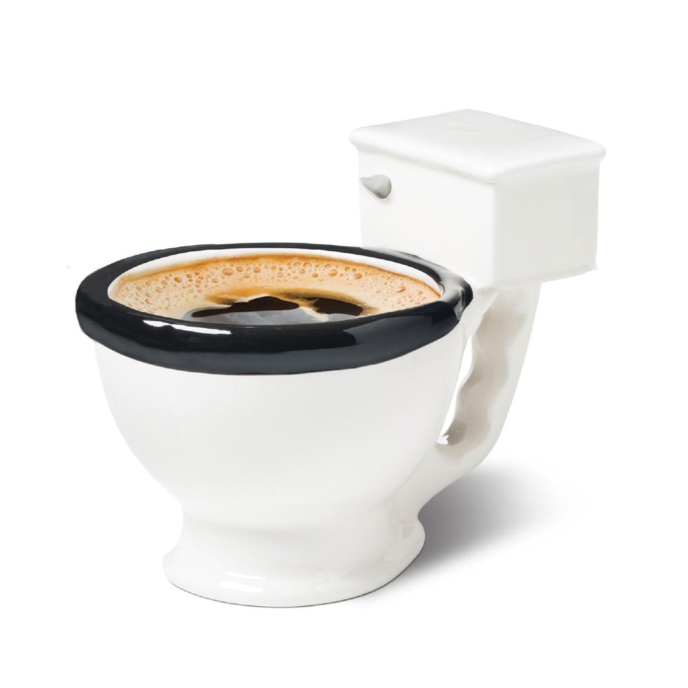 BigMouth Inc The Original Toilet Mug - Funny Coffee Cup - 12 Oz