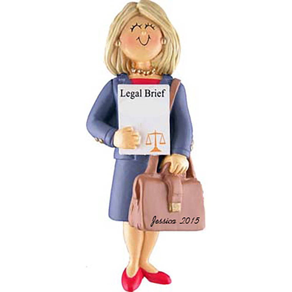 Ornament Central Lawyer Ornament - Female - Brown Hair