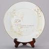 Roman 50th Wedding Anniversary Plate  2-Piece Set with Decorative Plate and Stand, Golden Celebration Gift for Couples view 3