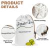 Potato & Onion Sprout-Free Vegetable Storage Bags - White view 3