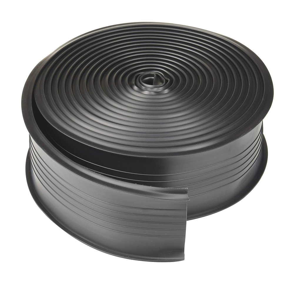 Frost King RV18 Vinyl Garage Door Bottom Weatherseal Replacement, 2-3/4" x 1/8" x 18 ft, Black