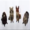 3.5 to 6-Inch Buri Woodland Animal Ornament Set, 4 Assorted Styles view 2