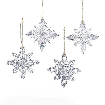 Kurt Adler W3613 Ornaments, Clear
