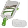 PrepSolutions Adjust-A-Slice & Julienne Mandoline, White & Green  Adjustable Slicer for Fruits and Vegetables view 2