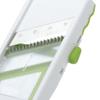 PrepSolutions Adjust-A-Slice & Julienne Mandoline, White & Green  Adjustable Slicer for Fruits and Vegetables view 4