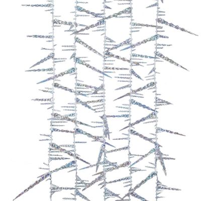 Kurt Adler 9-Foot Twisted Crystal Rainbow Icicle Garland