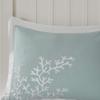 Harbor House Cotton Comforter Set - Coastal Oceanic Sealife Design, All Season Down Alternative Bedding with Matching Shams, Bedskirt, Queen(92"x96"), Coastline, Coral Aqua, 4 Piece view 3