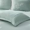 Harbor House Cotton Comforter Set - Coastal Oceanic Sealife Design, All Season Down Alternative Bedding with Matching Shams, Bedskirt, Queen(92"x96"), Coastline, Coral Aqua, 4 Piece view 4