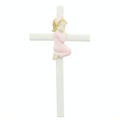 Roman Giftware Inc., Children's Gifts, New Baby, 7.5" H Valencia Praying Girl,Religious, Inspirational, Durable (7x1x2)