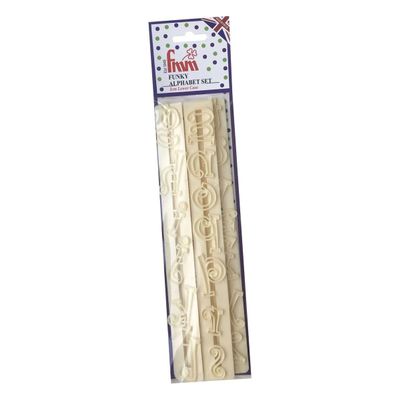 FMM Lower Case Funky Alphabet Tappit Cutters Set