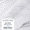 GILDEN TREE Waffle Bath Sheet Quick Dry Towel, Thin Luxury Bath Towels, Bath Sheets 40x80 Large Bath Towels, Modern Style (White) view 2