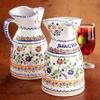 Colorful Flor Ceramic Sangria Pitcher (1/2 gallon capacity) view 3
