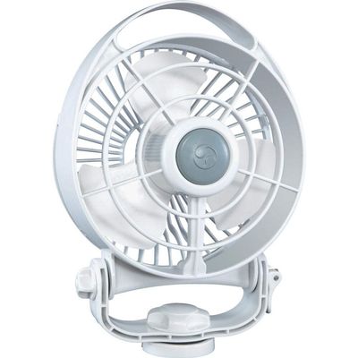 Caframo Marine Bora. 12V Marine Fan. Direct Wire, Low Draw, 5000 Hour Motor Life. White, 6.5 x 3.0 x 9.5 (748CAWBX)
