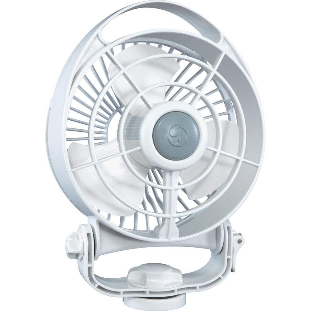 Caframo Marine Bora. 12V Marine Fan. Direct Wire, Low Draw, 5000 Hour Motor Life. White, 6.5 x 3.0 x 9.5 (748CAWBX)