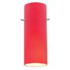 Cylinder - Pendant Glass Shade - Red Glass Finish view 4