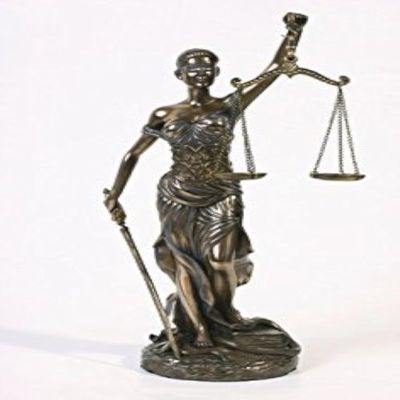 Sale Blind Lady Justice Statue Law Office Lawyer Gift - Magnificent !!