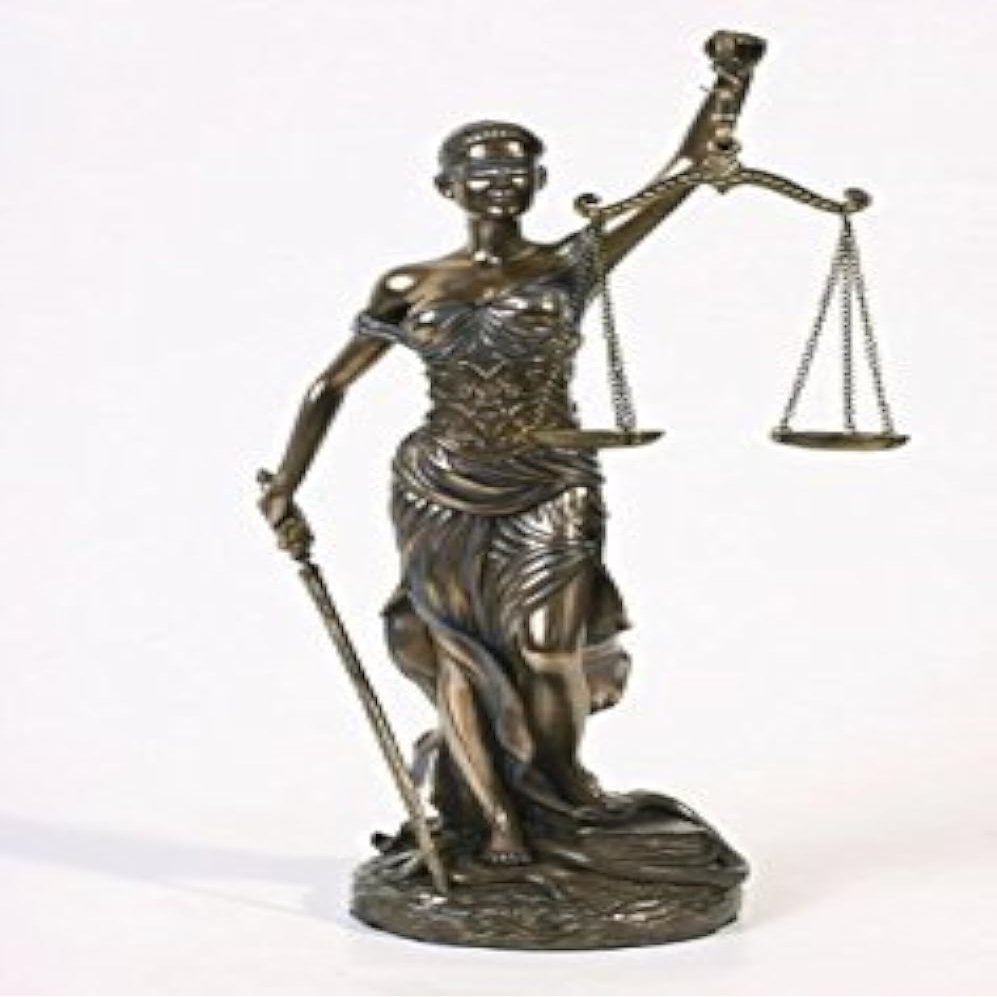 Sale Blind Lady Justice Statue Law Office Lawyer Gift - Magnificent !!