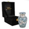 Star Legacy's Wings of Freedom - Brass Metal Cremation Urn Keepsake for Human Ashes w Velvet Box view 1
